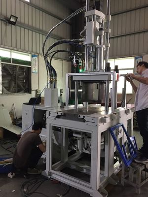 85T LSR 주입 폼핑 머신 이중 슬라이드 셔틀 주입 폼핑 머신 21.6KW