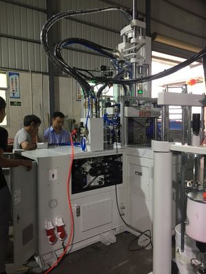 85T LSR 주입 폼핑 머신 이중 슬라이드 셔틀 주입 폼핑 머신 21.6KW